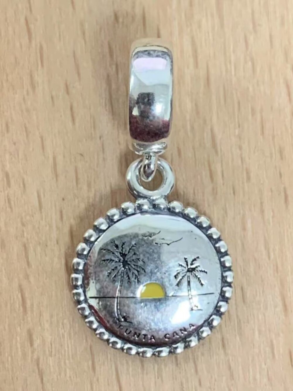 Pandora Dominican Republic Exclusive Charm, S925 Silver Jewelry Bracelets